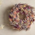 Anthropologie Valentine's Day 2024 - Dried Fuschia Florals Wreath