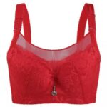 Target Valentine's Day 2024 - Allegra K Women Lace Front Full Coverage Push Up Non-Padded Underwire Cami Bra Lingerie