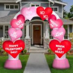 Target Valentine's Day 2024 - Gemmy Airblown Inflatable Archway Heart