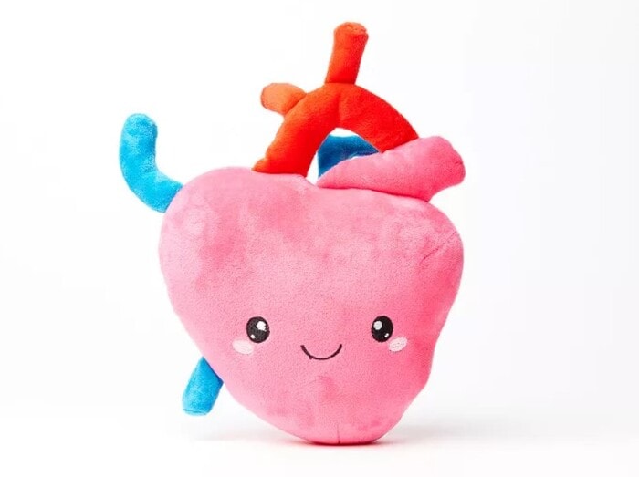 Target Valentine's Day 2024 - Nerdbugs Heart Organ Plush Toy