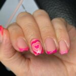 Valentine's Day Nail Ideas - Powerpuff Heart Nails
