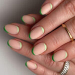Green Nail Designs - Green Cuffs